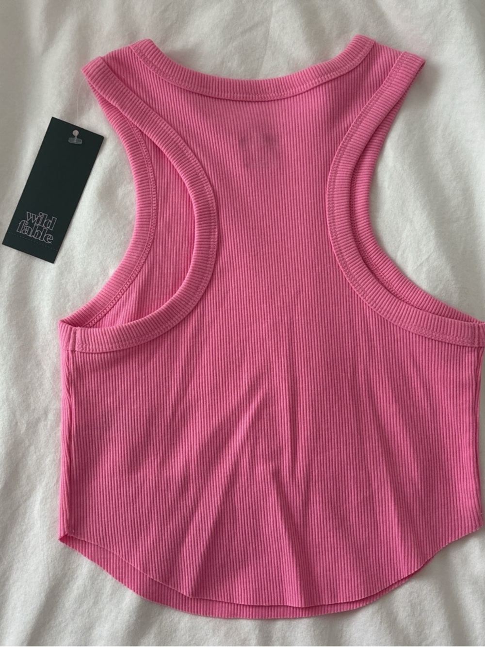 wild fable Hot Pink Ribbed Racerback Tank - Picture 2 of 2